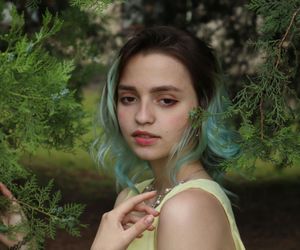 Green plants in a window for eye relaxation.
